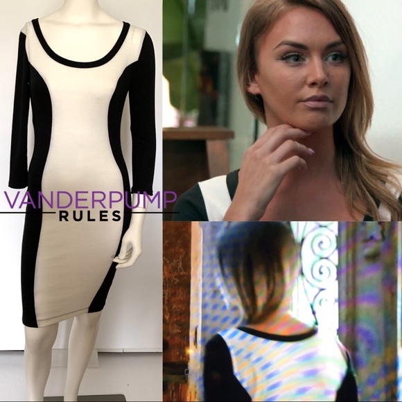 Lala Kent Black & White Dress Vanderpump Rules - Picture 1 of 6